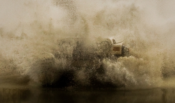 Photograph Sherif Mokbel Jeep Mud Bath on One Eyeland
